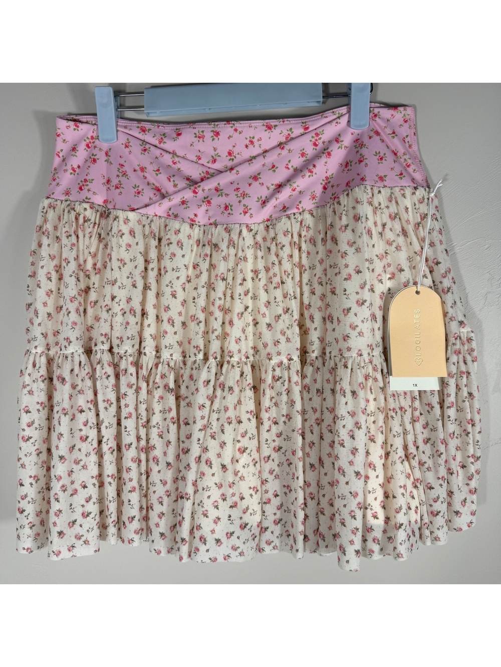 Blogilates Ballerina Floral Skort Coquette Balletcore | 1X
